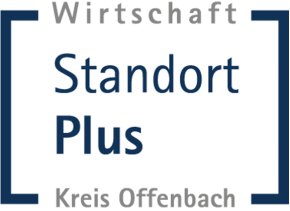 Лого с надпис на Wirtschaft Standort Plus Kreis Offenbach