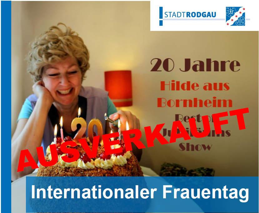 Afiș Ziua Internațională a Femeii - Eveniment sold out