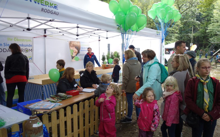 Stadtwerke Rodgau beim Kinderfest 2017 "Natürlich Spaß mit den Stadtwerken"