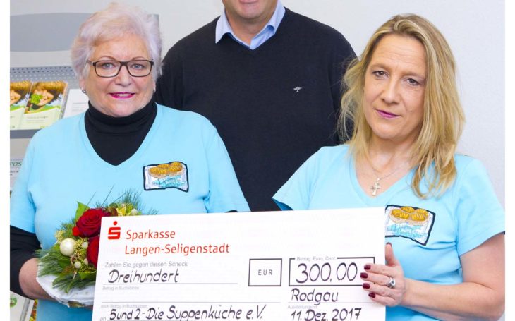 Stadtwerke Rodgau spenden für die Suppenküche