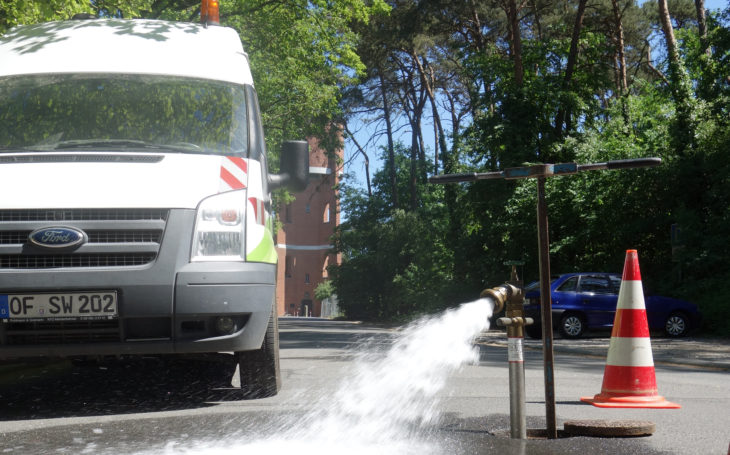 News_Spülung des Trinkwassernetzes